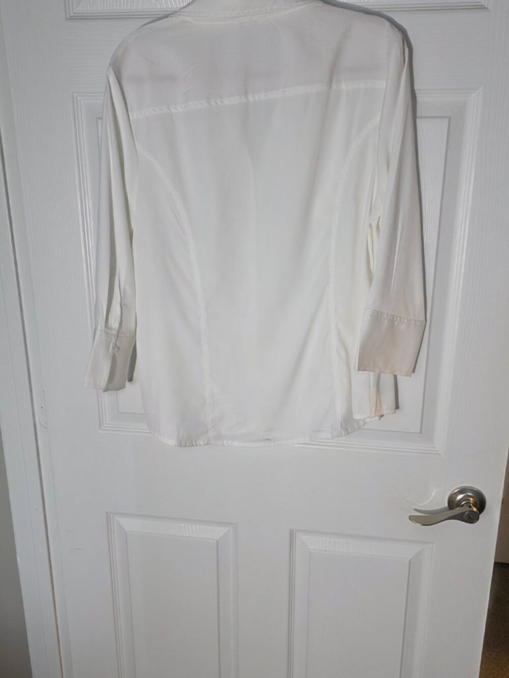 Cato white button up shirt top size xl 97% Polyester 3% Spandex RN37080 - Picture 5 of 6
